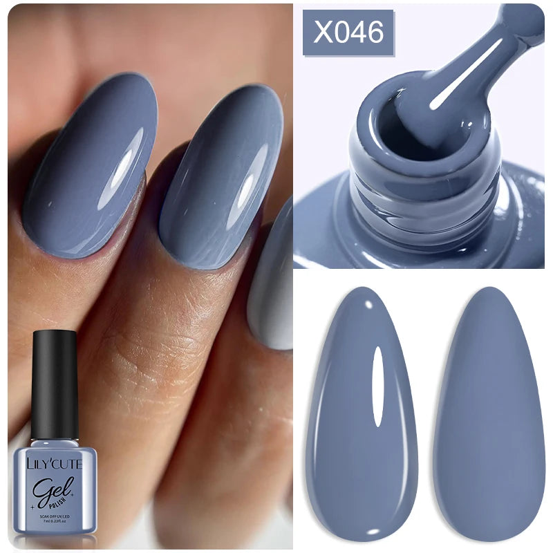 LILYCUTE 7ml Fruit Grape Purple Cat Magnetic Gel Nail Polish Vernis Semi Permanent Soak Off Colorful Gel Polish Nails Supplies