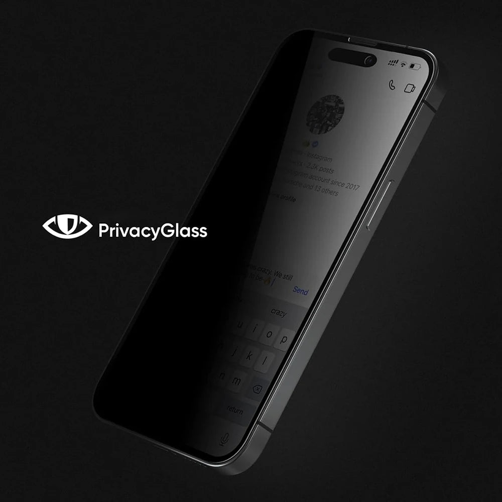 2 Pack Matte Privacy Screen Protector for iPhone 17 6.3 Inches, Scratch Resistant Tempered Glass Film, Full Coverage