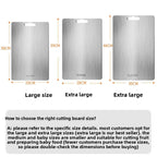 304 Stainless Steel Thickened Cutting Board Antibacterial Mildew-proof Kneading Dough Board Kitchen Fruit vegetable