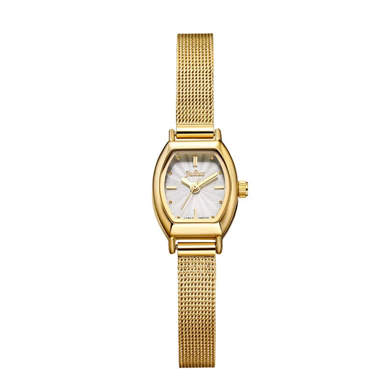 Mini Lady Women's Watch Japan Quartz Fashion Hours Dress Bracelet Stainless Steel Business Girl Valentine Gift Julius Box