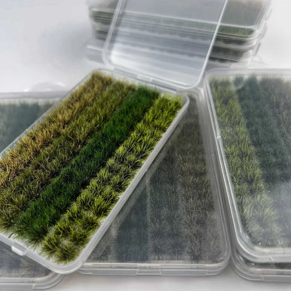 Micro Miniature Grass Cluster Model Sand Scene DIY Material Realistic Grass Tuft Miniature Grass Bushes Plant Cluster Scenery