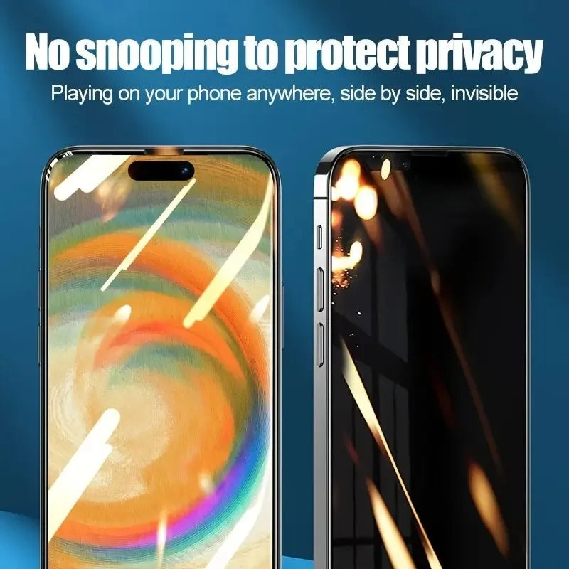 3pack Full Coverage Privacy Screen Protector for IPhone 13/12 Promax 13Mini 11Pro Anti-Spy Reinforced Glass 15/16 Promax 14 Plus