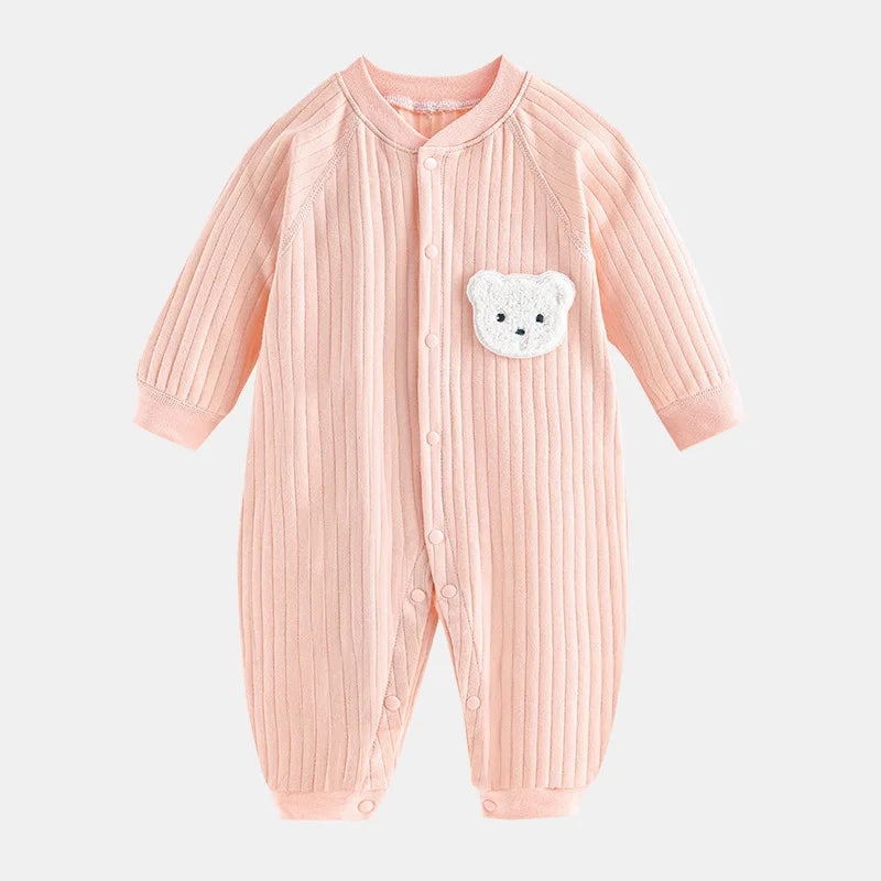 Infant Baby Kids Clothes Boy Long-sleeve Jumpsuit  Girls Clothing Newborn Unisex Cotton Rompers