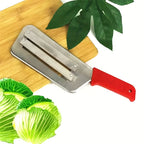 1pc, Cabbage Kitchen Knife, Cabbage Hand Chopper, Metal Sauerkraut Knife, Double Slice Planer, Vegetable Knife, Slice Knife