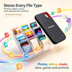 16TB External Solid State Drive High Speed USB3.1 Type-C Portable External Drive Lightweight Compact Plug & Play for Laptop PC M