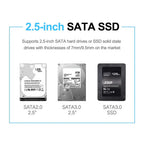 USB 3.0 HDD Enclosure 2.5 inch SATA SSD Hard Drive Case 5Gbps Transfer Speed Mobile External Housing Hard Disk Boxs For Laptop