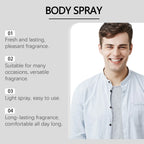 East Moon Sandalwood Men's Fragrance Spray Long Lasting Refreshing Aroma Reduce Sweat Odor Remove Underarm Adult Deodorant Spray