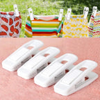 For Hordion 20/10Pcs Velvet Hangers Clips, Strong Finger Clip Non-Slip Pants Hangers, Light Pink,white,Gray,Magenta,Purple,Black