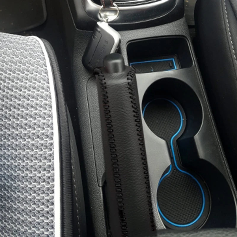 Car Leather Gears Handbrake Cover for Audi A3 8L 8P A4 B6 B7 B8 A6 C5 C6 4F RS3 Q3 Q7 TT