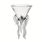 Octopus Cocktail Glass Jellyfish Martini Cup  Creative Beverage Bar Tool Bar Party Whiskey Glass Christmas Gift Wine Glasses