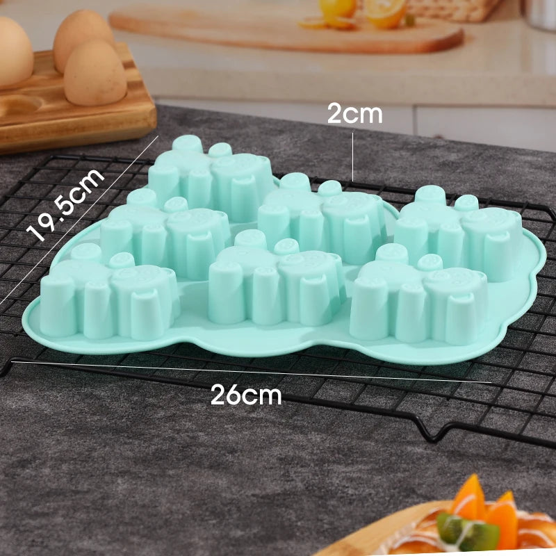 Silicone Gummy Bear Molds,Jello Molds for Kids - Make Large Candy and Chocolate Bears;Jelly,Gelatin,Soap,Ice Molds