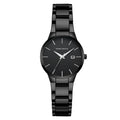 2 Pieces Quartz Watches For Couples Black Stainless Steel Business Men's Clock Casual Minimalist Women Gift Watch Pareja Regalo
