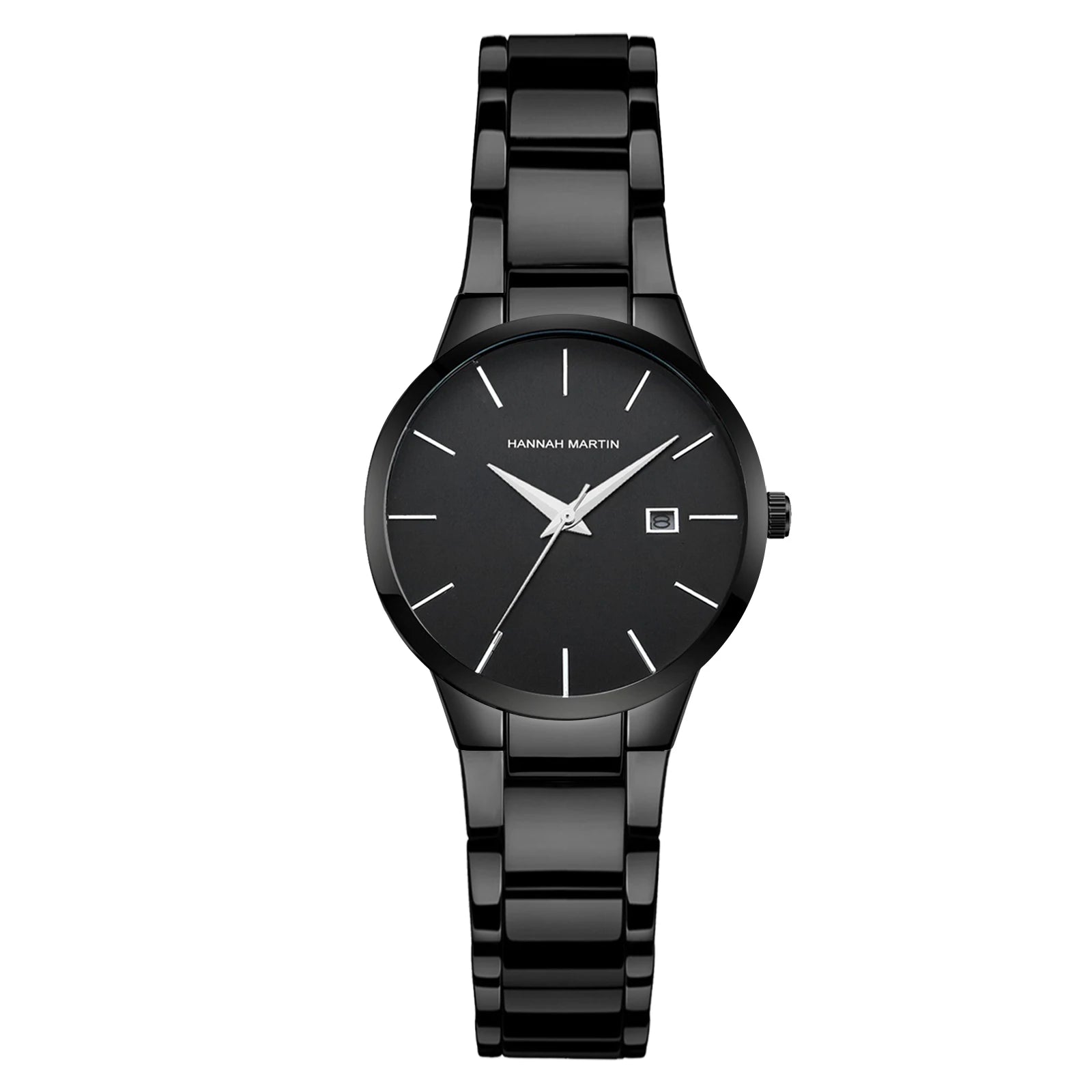 2 Pieces Quartz Watches For Couples Black Stainless Steel Business Men's Clock Casual Minimalist Women Gift Watch Pareja Regalo