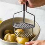 1PC Double-layer Potato Masher Press Mashed Potatoes Wavy Pressure Ricer Fruit Vegetable Press Crusher Kitchen Accessories Tools