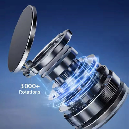 360° Rotating Magnetic Car Phone Holder-Super Strong Vacuum Suction Cup,Magnetic Mount,Universal Phone Stand for All Smartphones