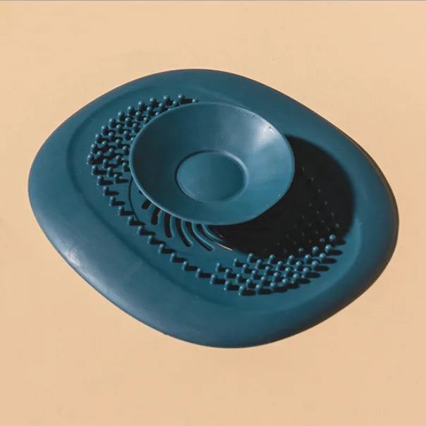Silicone Sink Drain Strainer Shower Filter Drain Cover Stopper Sink Strainer Drain Floor Drain Hair Catcher Bathroom Accessorie
