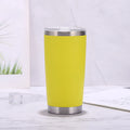20oz Tumbler with Lid , Stainless Steel Vacuum Insulated Coffee Tumbler Cup, Double Wall Powder Coated Travel Mug