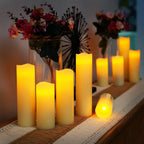 12pcs 4pcs LED Flameless Candles Flickering Light with Remote Control for Festival Wedding Home Party Decor Lighting Christmas