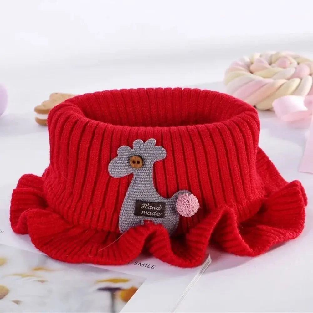 New Knit Scarfs Knitted Scarf Wool Multiple olors Winter Warmer Collar Outdoor Scarves Knitted Baby Scarf Kids