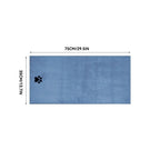 35*75cm/50*100cm Microfiber Pet Bath Towel Embroidered Super Soft Absorbent Cat for Dogs Grooming Supplies
