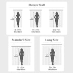 1pc Waterproof Clear Crystal Shower Curtain Liner with Bottom Magnets, Plastic Bathroom Curtain for Bathtubs Bathroom Partitions