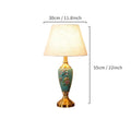 European Retro Ceramic Floor Lamp Home Decoration Standing Light for Living Room Bedroom Sofa Side Bedside Lamp