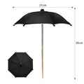Round Garden Plant Umbrellas Adjustable Height Waterproof For Outdoor Courtyards Backyard Parasol Plant Sun Protecting