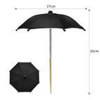Round Garden Plant Umbrellas Adjustable Height Waterproof For Outdoor Courtyards Backyard Parasol Plant Sun Protecting