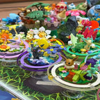 New Keeppley Original Pokemon DIY Building Blocks Toys Cartoon Eevee Family Planet Series Assembly Model Ornaments Toy Fans Gift