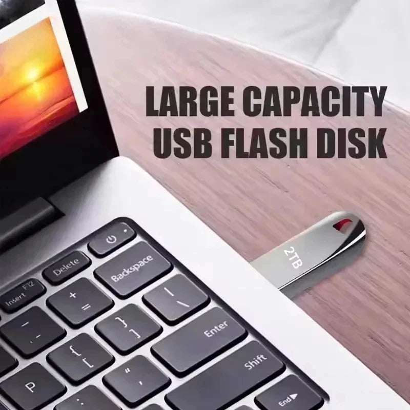 2026 Metal Flash Drives U Disk 2TB USB 3.2 High Speed Pendrive Portable Usb Drive Waterproof Memoria Usb Drive Memory new
