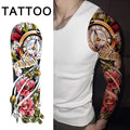 1Pcs Gorgeous Full Arm Temporary Tattoo Stickers, Long-lasting and Waterproof, Realistic Fake Tattoos for Man and Women.