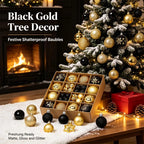 44Pcs 3/6CM Christmas Ball Merry Christmas Tree Topper Decoration for Home Decor Holiday New Year 2026 Navidad Gifts Supplies