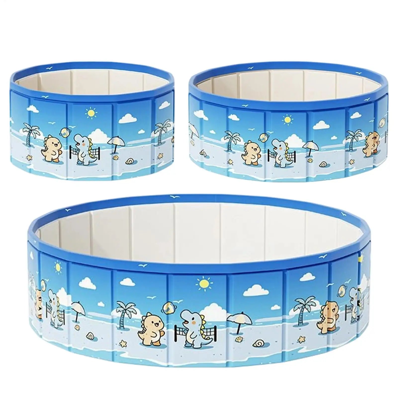 90/120/160cm Foldable Children's Swimming Pool Home Foldable Frame Bathing Pool PVC Waterproof Portable Swim Tool