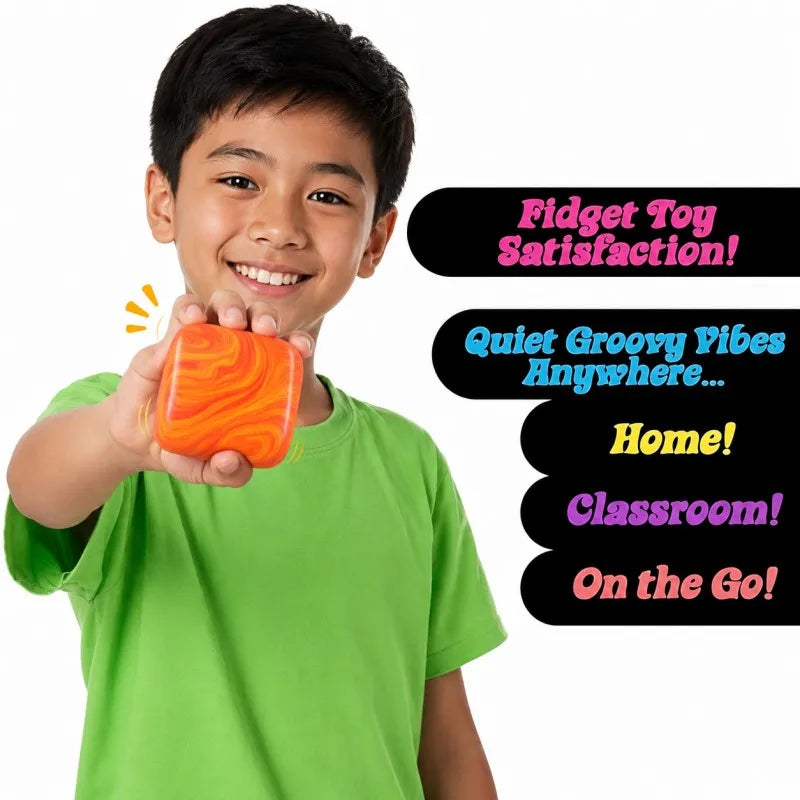 Ice Cube Shape Slow Rise Sensory Fidget Toys Anti-Stress Blocks Stress Relief Jigsaw Pressure Relief Souvenir for Kids & Adults