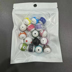 Middle Eight Billiard Bracelets for Women Men Hip Hop Rock Elastic Rope Couple Bracelets Jewellery Women Resin Beads