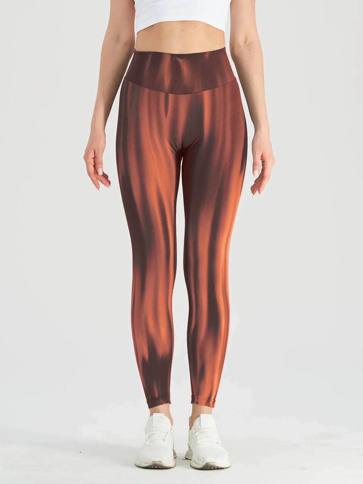 Seamless Push Up Scrunch Sport Leggings For Women Tummy Control Butt Lift Yoga Fitness Tights Gym Workout Pants Aurora Gradient