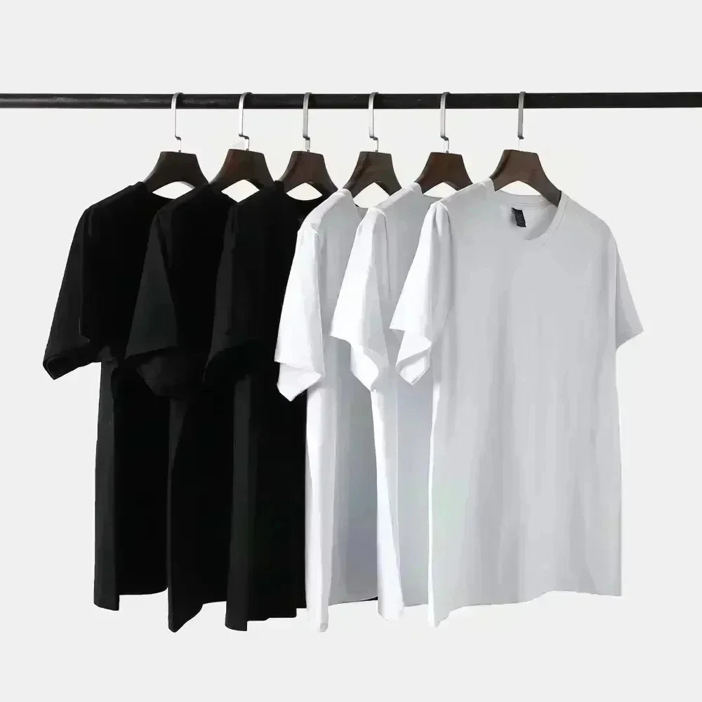 The Newly Printed Long Version of The Loose-fitting Short-sleeved Clothing T-shirt Is A Comfortable and Fashionable Cotton