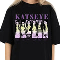 KATSEYE Kpop Girl Group Vintage 90s Bootleg T-shirt 6 Members Graphic Print Unisex Casual Streetwear Fans Gift Short Sleeve Tee