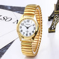 MAYZHISU Retro Women's Watch Steel Elastic Strap Women Quartz Watch Vintage Business Female Bracelet Wristwatch Clock Gifts