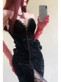 Dark Style Y2k Lace New 2 Piece Set Women Chic Shawl Cardigan Long Dress Suit Gothic Sexy Strap Bandeau Dress Sets Summet 2025