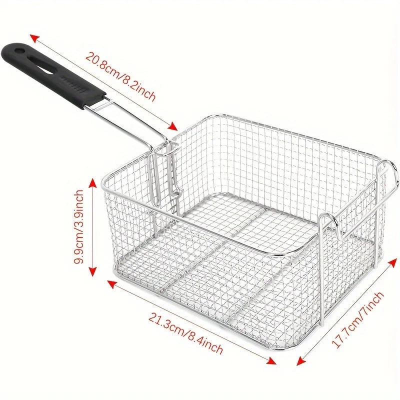Commercial Deep Fryer, Electric Desktop Basket Fryer, 6L/12L Stainless Steel Fryer with Temperature Control