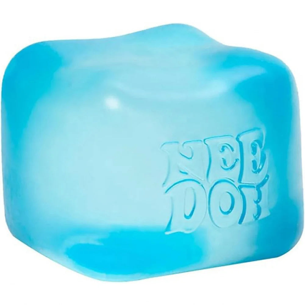 Needoh Teenie Nice Ice Cube Fidget Toys Mini4 Pack Set Slow Rebound Squishy Toys Stress Reliever Fidget for Party Favors Gifts