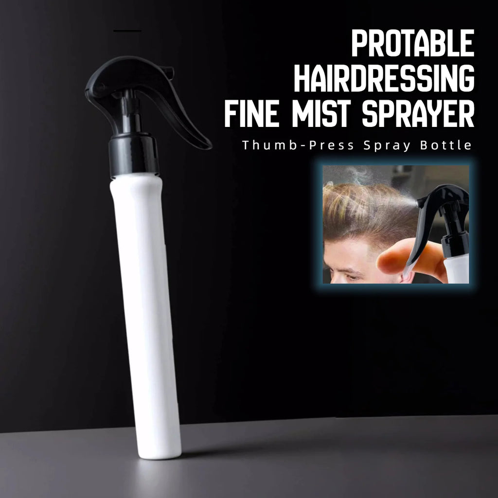 2PCS Professional Salon Barber Hairdresser Tools Set 30ML Fine Mist Sprayer Bottle For Barbershop Duster Cleaning Hair Brushes