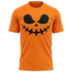 2025 Pumpkin Face T Shirt Men 3D Printing Halloween Short Sleeve Black Orange Tee Shirts Outfit Party Cosplay Costume T-shirt