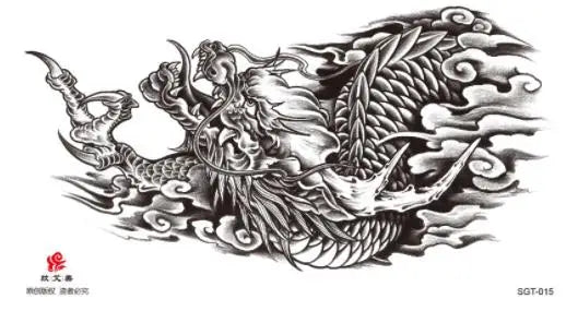 Disposable Tattoo Sticker, Fake Tattoo for Woman, Waterproof Body Art Tattoo for Couples Letter Lotus Flower Temporary Tattoo