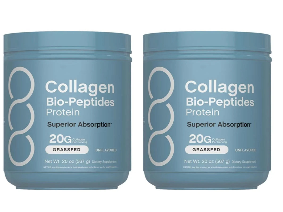 Collagen Peptides Powder 567g, Grass Fed Bovine Hydrolyzed Protein, Unflavored Easy Mix Daily Beauty Support Supplement