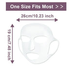 Silicone Facemask Holder Reusable Silicone Face Mask Holder for Sheet Masks Wet Locking Avoid Evaporation Skincare Beauty Tool