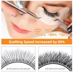 Yelix Multi-length Fans Natural Camellia Lash Extensions Fluffy Volume Lashes Soft Eyelash Extension Supplies Individual Lashes