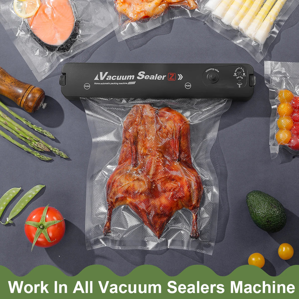 Vacuum Sealed Food Storage Bag Sealer, for Vacuum Preservation Machine, Food Packaging, Freshness Preservation for Kitchen