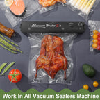 Vacuum Sealed Food Storage Bag Sealer, for Vacuum Preservation Machine, Food Packaging, Freshness Preservation for Kitchen